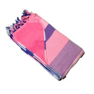 Hammam towel with terry cloth - 100% Cotton (200 x 100 cm)